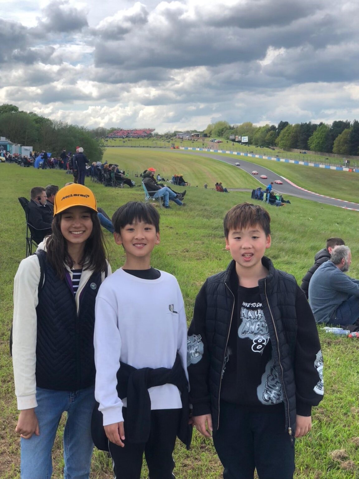 Students enjoying a weekend activity in Britain